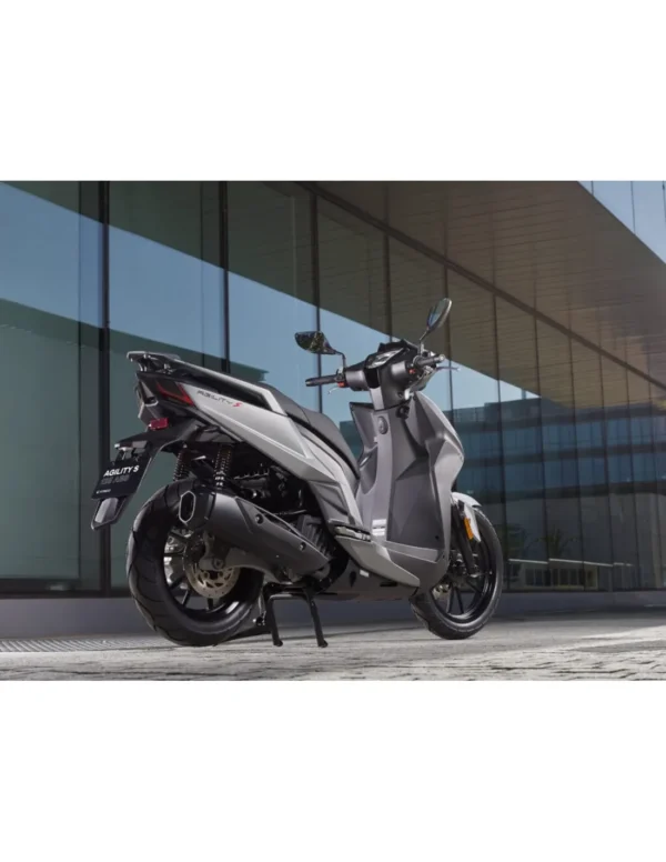 Kymco Agility S 50i Kopen Leasen scooterstad alkmaara black and silver scooter